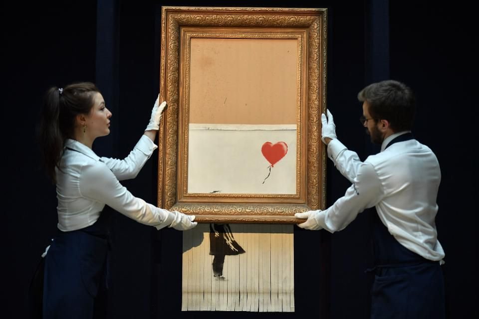 Banksy-ed at Sotheby’s: How the Anonymous Street Artist Fooled the Art World 1 https specials images.forbesimg.com dam imageserve 1051962266