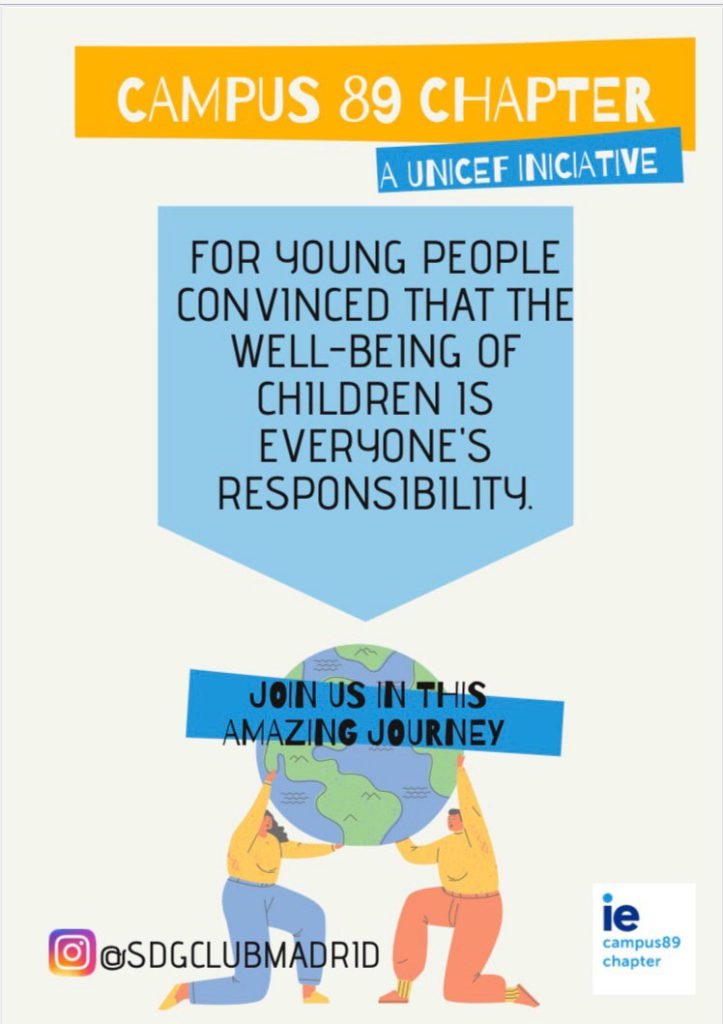 IE Campus89: A UNICEF initiative | IE SDG Club 1 5100FD28 74CE 4FA4 93C4 B5DE415A1798