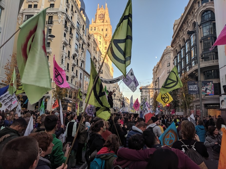 extinction rebellion gran via