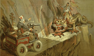 Take up The White Man’s Burden: “The blessings of civilization and progress to barbaric non-Western, non-Christian, non-white people”